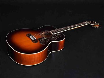 J200s customized 43 Inch Jumbo size solid wood acoustic guitar with AA Solid sitka spruce top rosewood fingerboard supplier