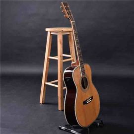 OEM custom guitar, 40 inch Acoustic Guitar,solid Spruce top, real abalone binding and ebony fingerboard supplier