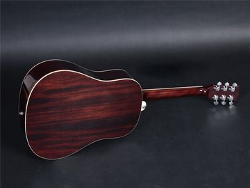 Full solid wood left hand acoustic guitar, solid spurce top, solid mahogany back and side supplier