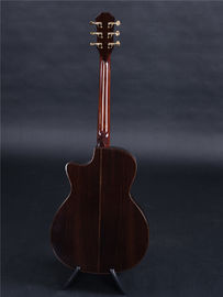 Full solid wood Customized solid wood acoustic guitar solid rosewood back and side 914s guitar supplier