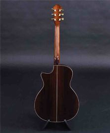 Full solid wood Customized solid spruce top acoustic guitar solid rosewood back and side 916 guitar supplier