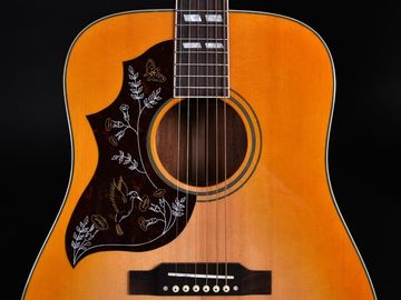 Full solid wood 41 inch hummingbirds acoustic guitar, solid spruce top, solid mahogany back and side Acoustic Guitar supplier