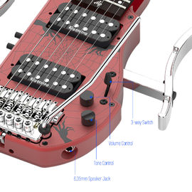 Unique Design Patented Grand Headless Electric Guitar Double Hummbucker Built-in Guitar Effect Ebony Fingerboard and bag supplier