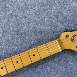 High Quality Electric Guitar Relic Retro Strat Electric Guitar with Pink Flower Color free shipping supplier