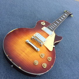 Flame Maple Factory new product Heavy Relic Electric guitar Aged style free shipping supplier