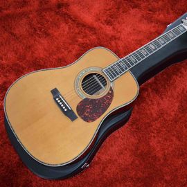 Top quality 41&quot; Acoustic Guitar Custom D model Solid cedar top Rose wood back and sides Guitar Free shipping supplier