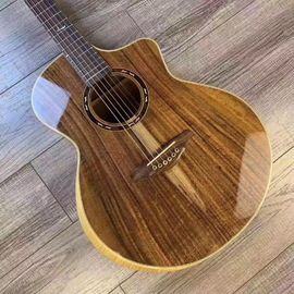 41 inch All solid koa wood Acoustic Guitar,New arrival Solid KOA Guitar,hand made koa supplier