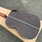 Custom Solid Spruce Top Rosewood Back Side Ebony Fingerboard Real Abalone Binding OM Body 42s Acoustic Guitar supplier