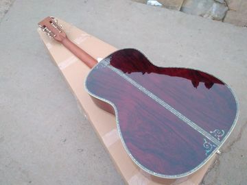 AAAAA ALL Solid cedar wood handmade OOO28r body style guitar acoustic electric guitar supplier