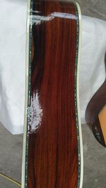 AAAA all solid coco bolo acoustic guitar custom D body shape top quality OEM grand acoustic guitar supplier