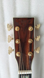 AAAA all solid coco bolo acoustic guitar custom D body shape top quality OEM grand acoustic guitar supplier