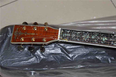 AAAA all solid KOA wood guitar customize D shape body fancy acoustic electric guitar supplier