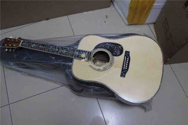 AAAA all solid KOA wood guitar customize D shape body fancy acoustic electric guitar supplier