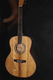 AAAA all Solid imported olive wood OM body custom guitar acoustic electric guitar supplier