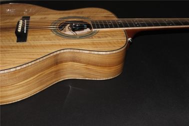 AAAA all Solid imported olive wood OM body custom guitar acoustic electric guitar supplier