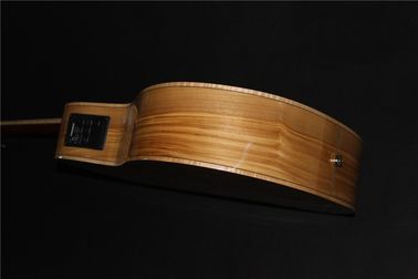 AAAA all Solid imported olive wood OM body custom guitar acoustic electric guitar supplier