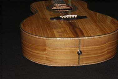 AAAA all Solid imported olive wood OM body custom guitar acoustic electric guitar supplier