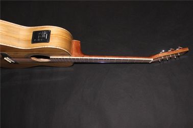 AAAA all Solid imported olive wood OM body custom guitar acoustic electric guitar supplier