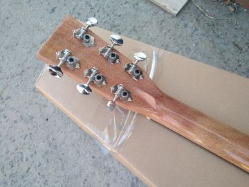 AAAA handmade all Solid apple wood guitars OM body guitar imported wood soundhole EQ acoustic electric guitar supplier