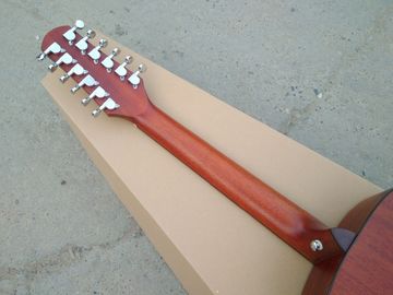AAAA all Solid 12 strings customize guitara 12 string OM all solid mahogany wood acoustic electric guitar supplier