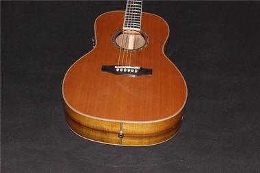 AAAAA all solid OO body guitar custom Solid OO acoustic guitar 14 frets acoustic electric guitar supplier