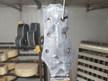 AAAA handmade all Solid ebony wood single cut guitar 14 frets imported wood armrest GA acoustic electric guitar supplier
