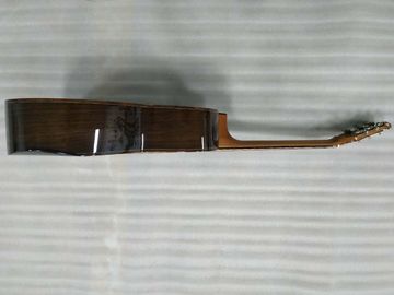AAAA handmade all Solid ebony wood single cut guitar 14 frets imported wood armrest GA acoustic electric guitar supplier