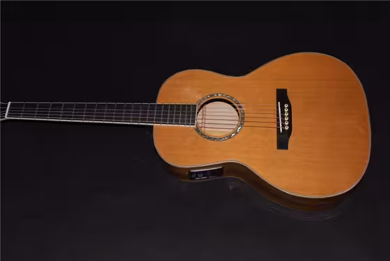 AAAAA all solid OO body guitar custom Solid OO acoustic guitar 14 frets acoustic electric guitar supplier