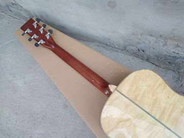 AAAA all Solid OM body style guitar 14 frets imported wood custom solid maple acoustic electric guitar supplier
