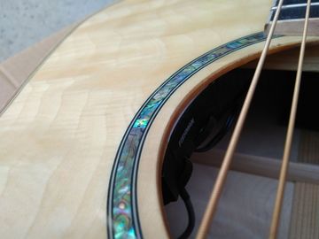 AAAA all Solid OM body style guitar 14 frets imported wood custom solid maple acoustic electric guitar supplier