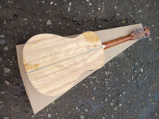AAAA all Solid imported olive wood OOO28K style custom guitar acoustic electric guitar supplier
