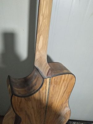 AAAA custom guitar all solid imported Olive wood Ryans style guitar customize handmade acoustic guitar supplier