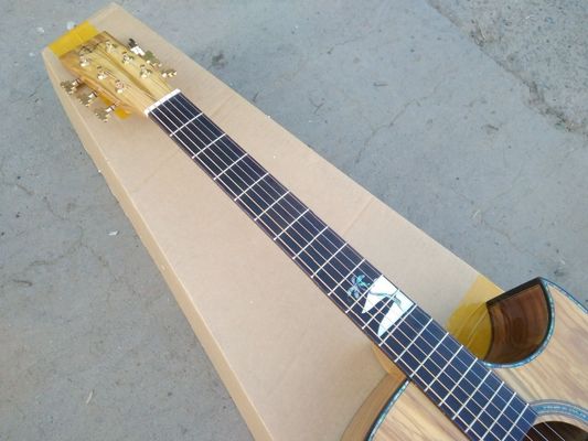 AAAA custom guitar all solid imported Olive wood Ryans style guitar customize handmade acoustic guitar supplier