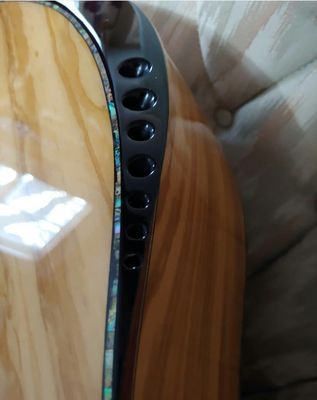 AAAA custom guitar all solid imported Olive wood Ryans style guitar customize handmade acoustic guitar supplier