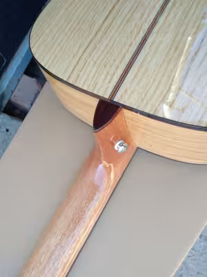 AAAA handmade all Solid OKA guitar dreadnought body guitar imported wood soundhole EQ D acoustic electric guitar supplier