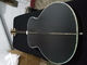43&quot; AAAAA all solid wood SJ200 style jumbo black satin acoustic electric guitar supplier