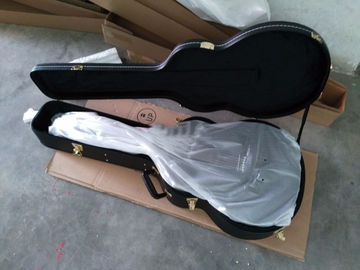 43&quot; AAAAA all solid wood SJ200 style jumbo black satin acoustic electric guitar supplier