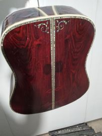 41&quot; AAAA all solid cocobolo acoustic guitar custom HUMMBINGBIRD body top quality OEM sunburst fancy guitar supplier