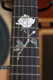Custom guitar soundhole EQ AAAA all solid single cutaway custom cocobolo wood acoustic electric guitar supplier