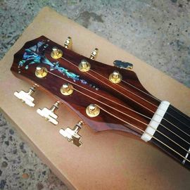 Custom guitar soundhole EQ AAAA all solid single cutaway custom cocobolo wood acoustic electric guitar supplier