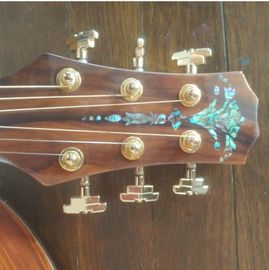 Custom guitar soundhole EQ AAAA all solid single cutaway custom cocobolo wood acoustic electric guitar supplier