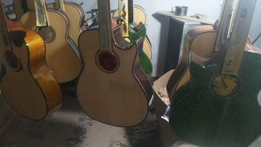 Free shipping dreadnought customize guitar cut-away AAAA all solid single cut guitar custom acoustic electric guitar supplier