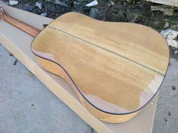 Free shipping AAAA handmade all Solid guitar dreadnought body guitar imported wood soundhole EQ D acoustic electric guit supplier