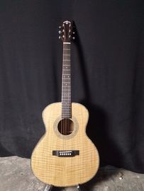 AAAA handmade all Solid guitars OM body guitar imported wood soundhole EQ acoustic electric guitar supplier
