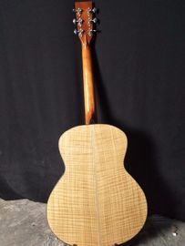 AAAA handmade all Solid guitars OM body guitar imported wood soundhole EQ acoustic electric guitar supplier