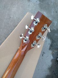 AAAA handmade all Solid guitars OM body guitar imported wood soundhole EQ acoustic electric guitar supplier