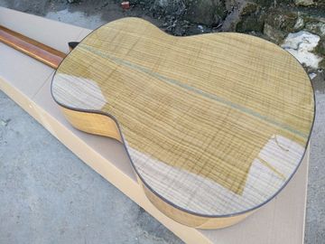 AAAA handmade all Solid guitars OM body guitar imported wood soundhole EQ acoustic electric guitar supplier