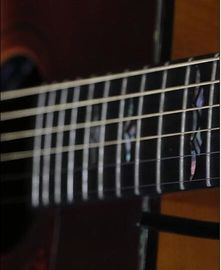 Vintage jumbo 43&quot; acoustic electric guitar supplier