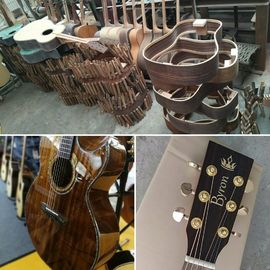 43&quot; Jumbo satin finishing acoustic guitar hand made mahogany wood color acoustic guitar supplier