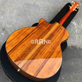 Top Quality Cutaway K24c Natural Koa wood acoustic guitar,Factory Custom 41 inch k24 Koa classic guitar,Free shipping supplier